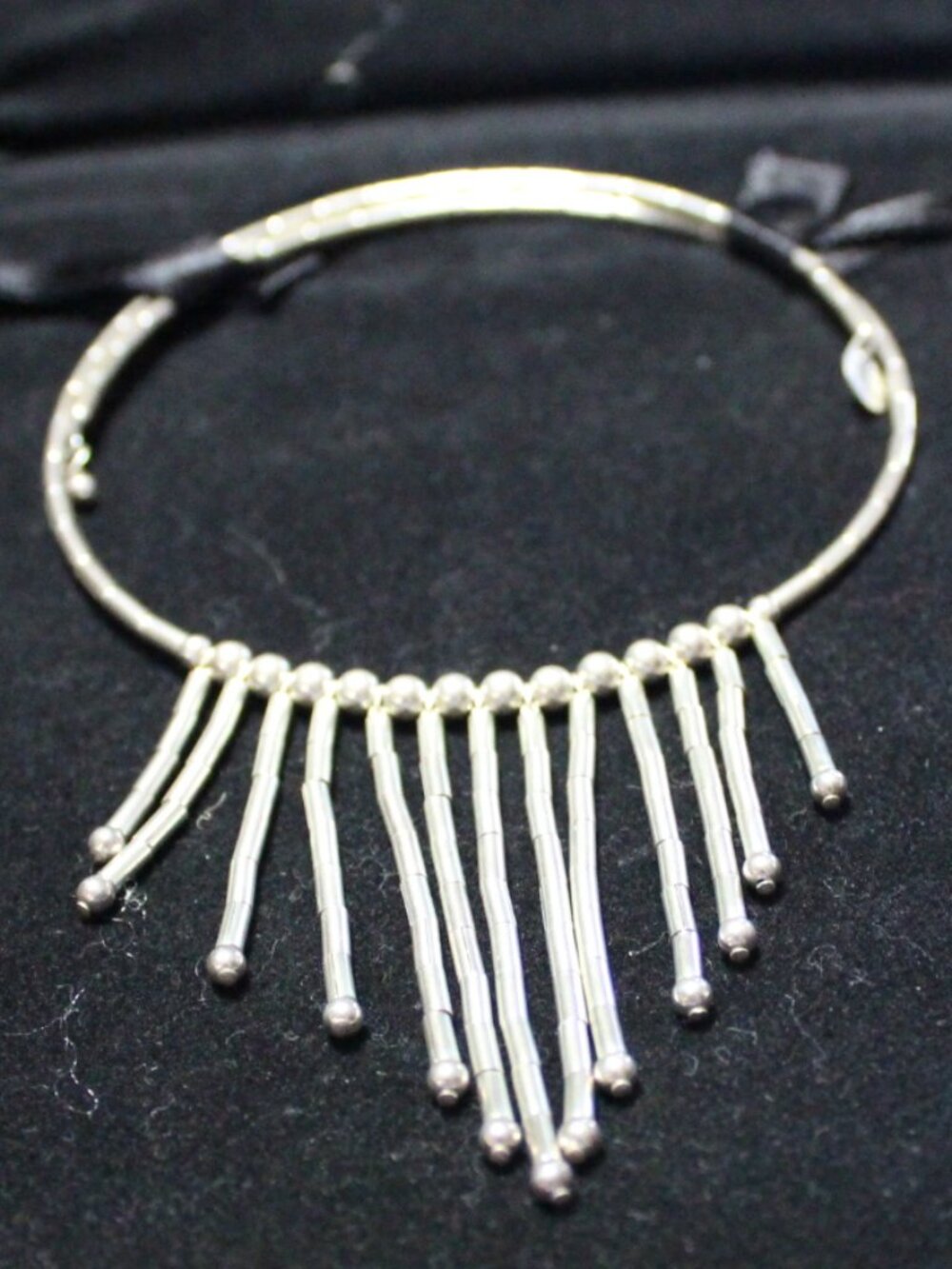 NWT Vintage Carolyn Pollack Sterling silver choker necklace. Rare FABULOUS!! - Picture 3 of 10